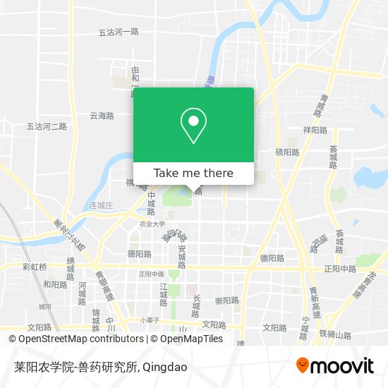 莱阳农学院-兽药研究所 map