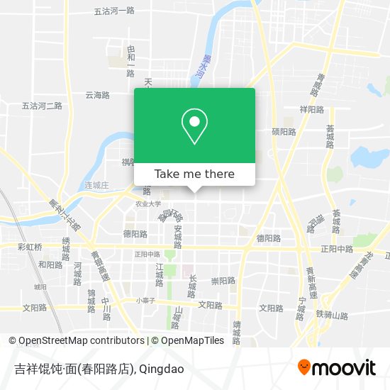 吉祥馄饨·面(春阳路店) map