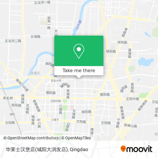 华莱士汉堡店(城阳大润发店) map