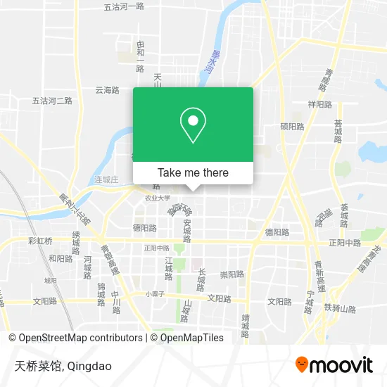 天桥菜馆 map