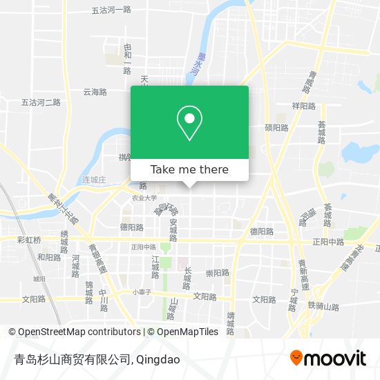 青岛杉山商贸有限公司 map