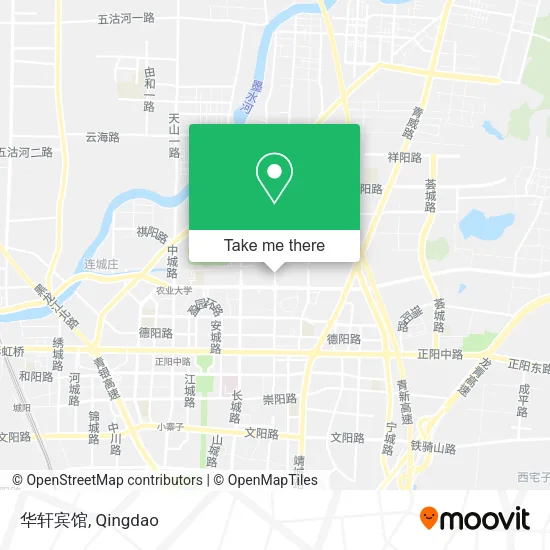 华轩宾馆 map