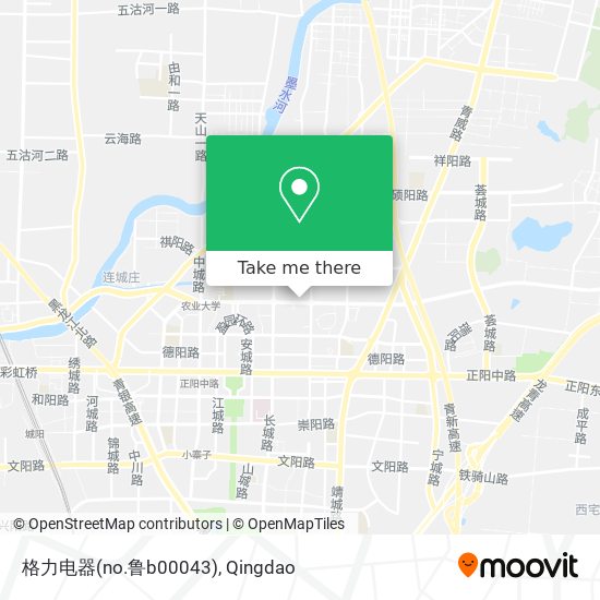 格力电器(no.鲁b00043) map