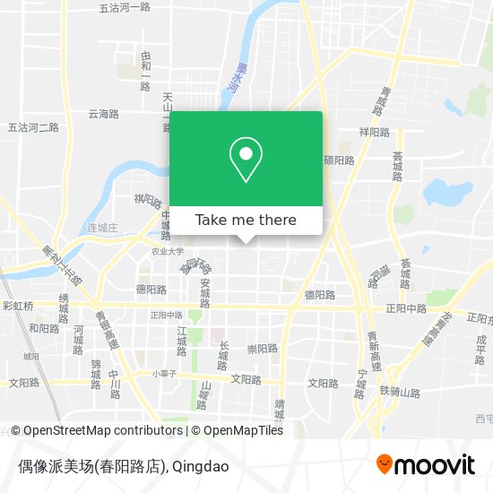 偶像派美场(春阳路店) map