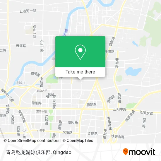 青岛乾龙游泳俱乐部 map