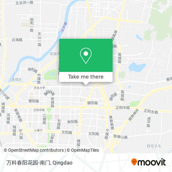 万科春阳花园-南门 map