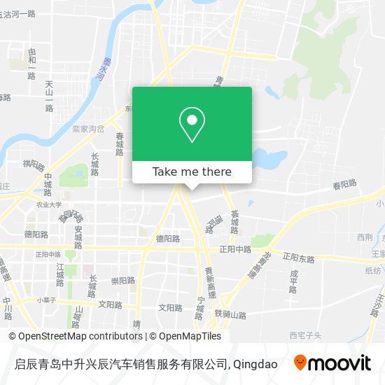 启辰青岛中升兴辰汽车销售服务有限公司 map