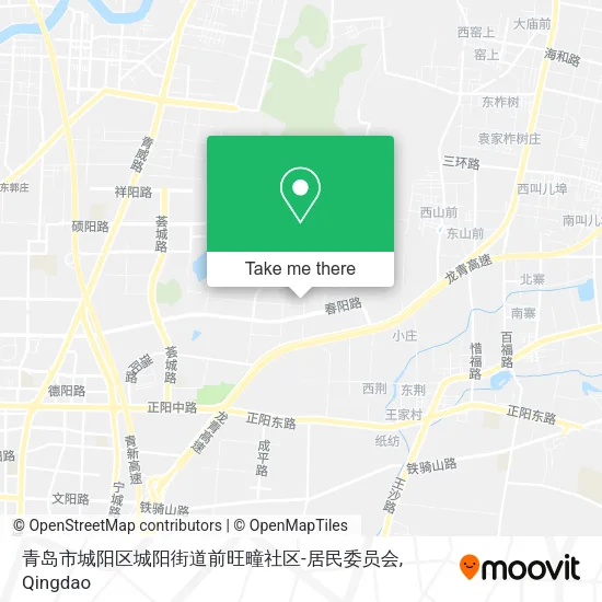 青岛市城阳区城阳街道前旺疃社区-居民委员会 map