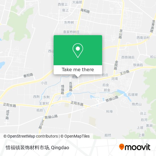 惜福镇装饰材料市场 map