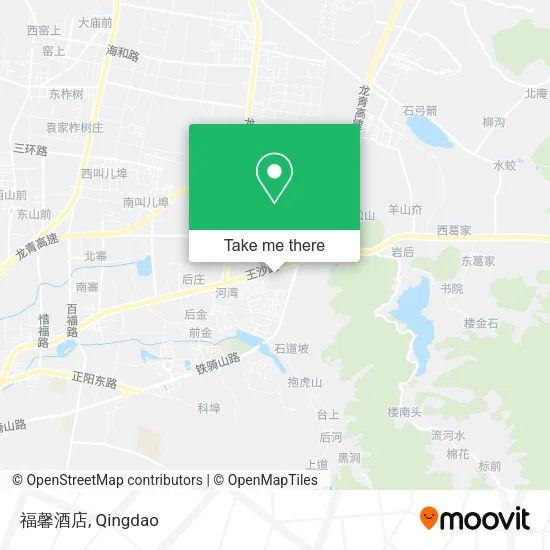 福馨酒店 map
