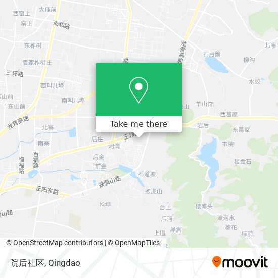 院后社区 map