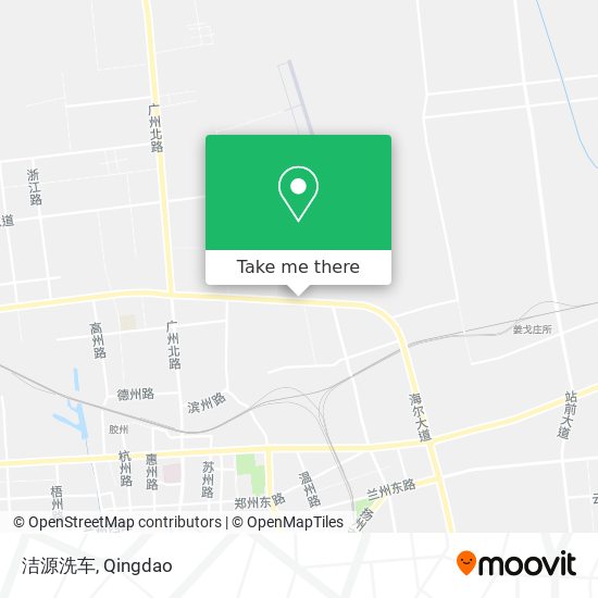 洁源洗车 map