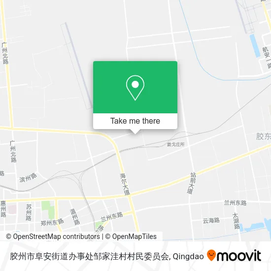 胶州市阜安街道办事处邹家洼村村民委员会 map
