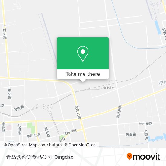 青岛含蜜笑食品公司 map
