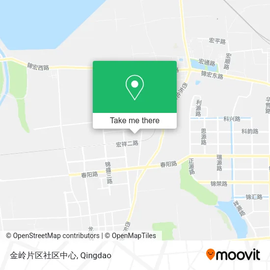 金岭片区社区中心 map