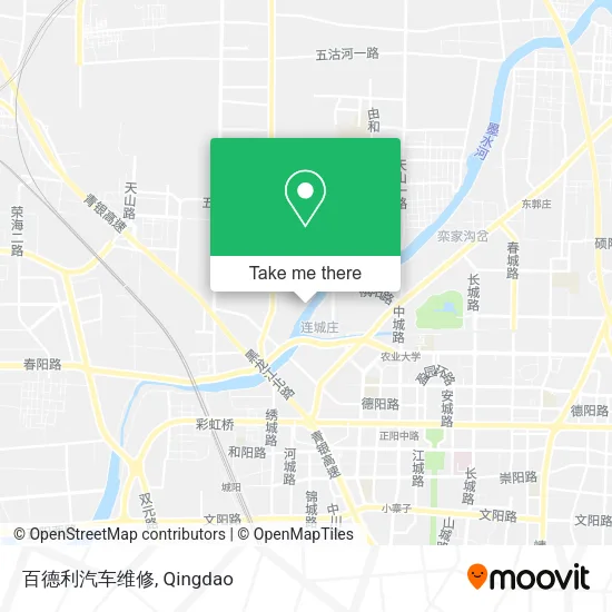 百德利汽车维修 map