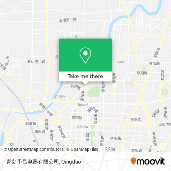 青岛予昌电器有限公司 map