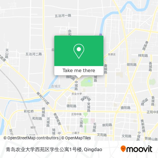 青岛农业大学西苑区学生公寓1号楼 map