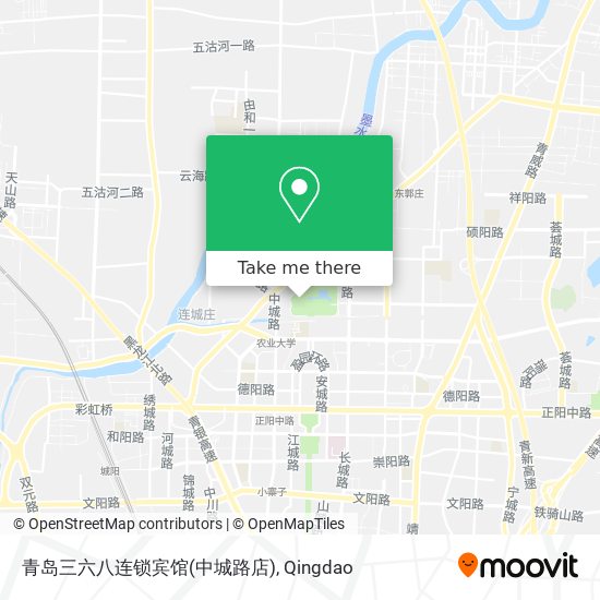 青岛三六八连锁宾馆(中城路店) map