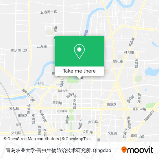 青岛农业大学-害虫生物防治技术研究所 map