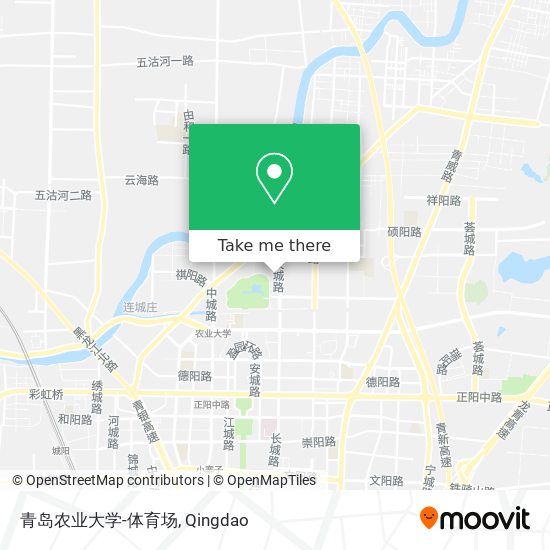 青岛农业大学-体育场 map