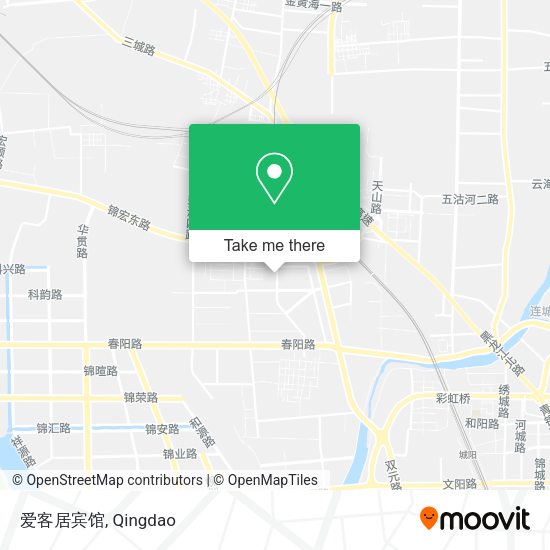 爱客居宾馆 map