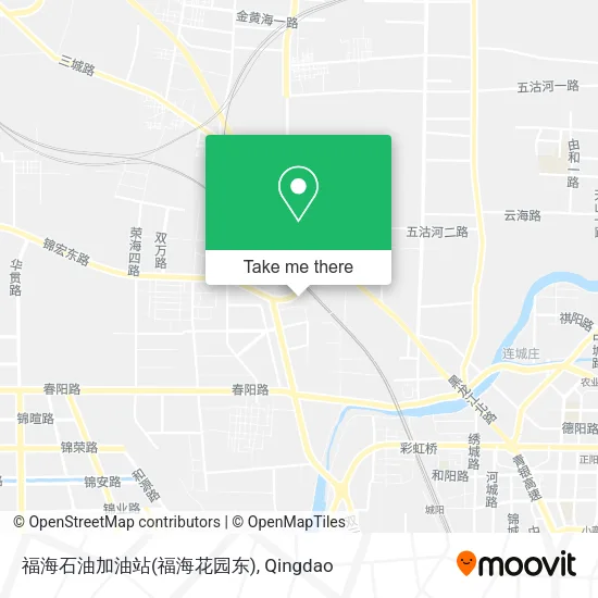福海石油加油站(福海花园东) map
