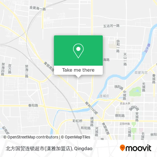 北方国贸连锁超市(潇雅加盟店) map