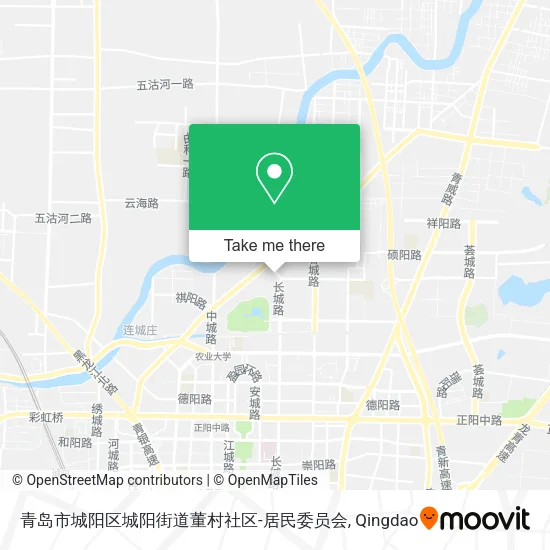 青岛市城阳区城阳街道董村社区-居民委员会 map