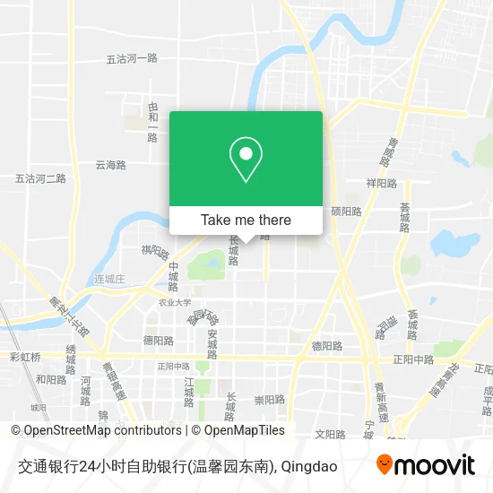 交通银行24小时自助银行(温馨园东南) map