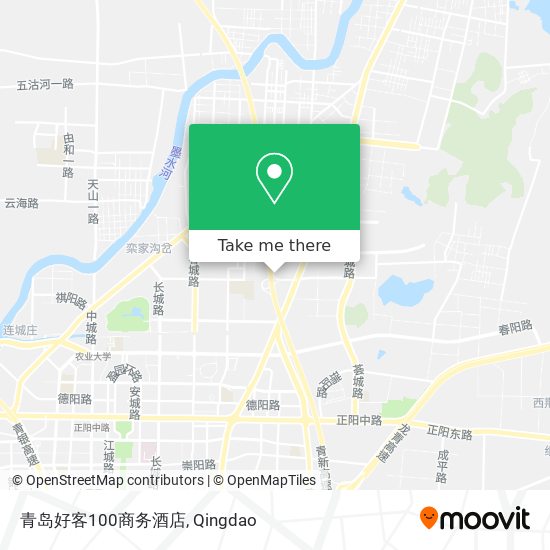 青岛好客100商务酒店 map