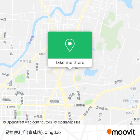 易捷便利店(青威路) map