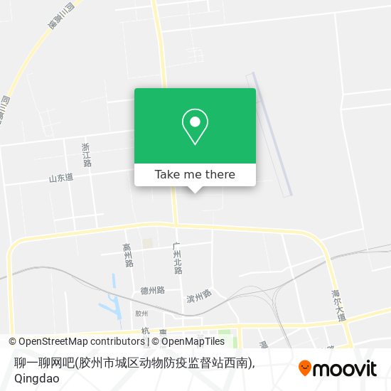 聊一聊网吧(胶州市城区动物防疫监督站西南) map