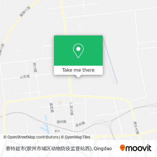 赛特超市(胶州市城区动物防疫监督站西) map