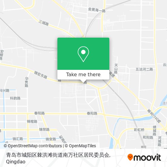 青岛市城阳区棘洪滩街道南万社区居民委员会 map