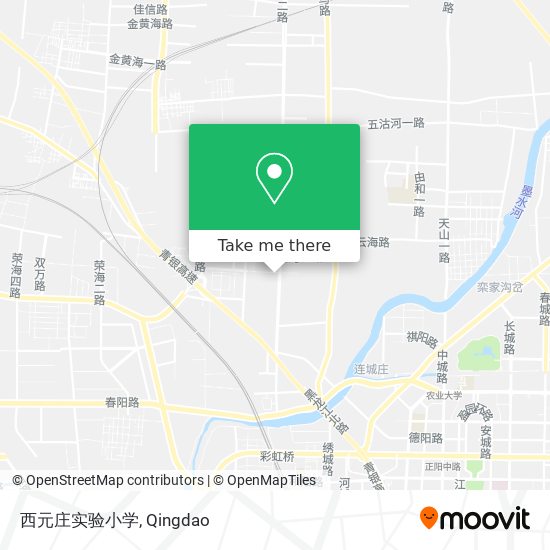 西元庄实验小学 map