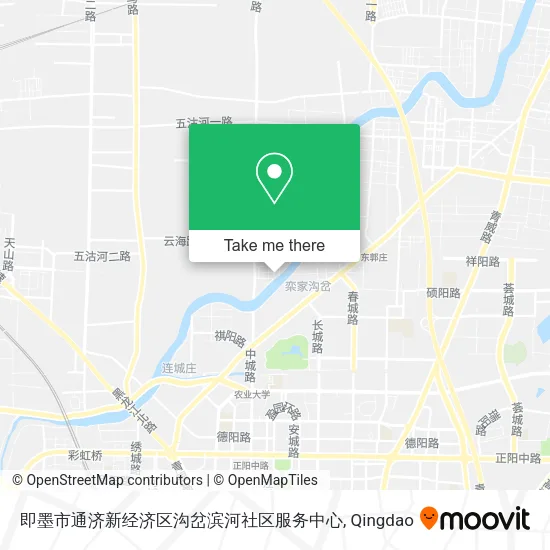 即墨市通济新经济区沟岔滨河社区服务中心 map
