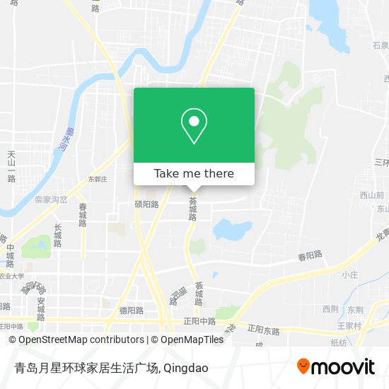 青岛月星环球家居生活广场 map