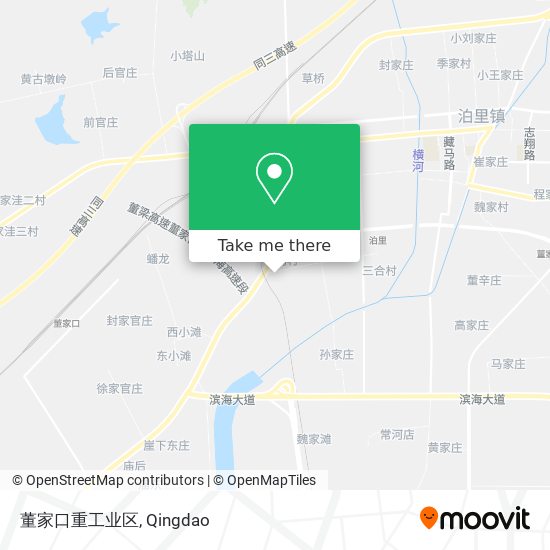 董家口重工业区 map