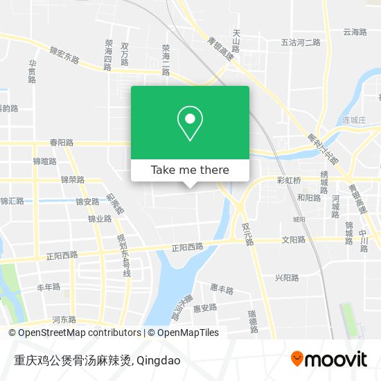 重庆鸡公煲骨汤麻辣烫 map