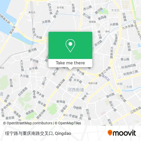 绥宁路与重庆南路交叉口 map