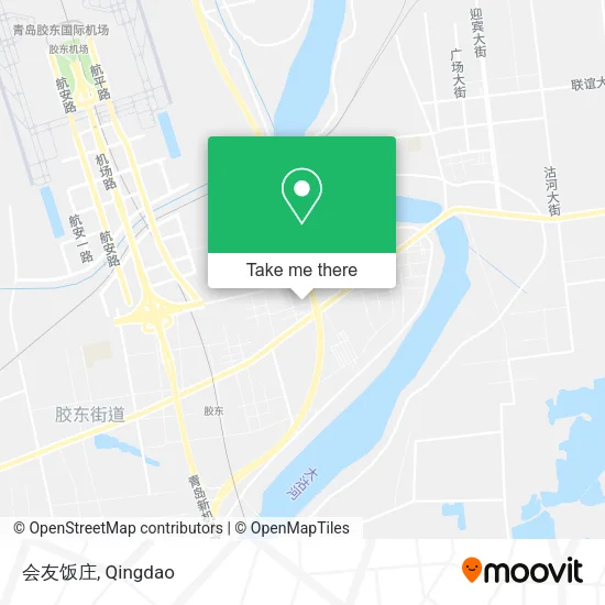 会友饭庄 map