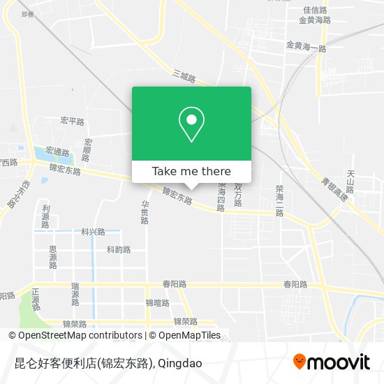 昆仑好客便利店(锦宏东路) map