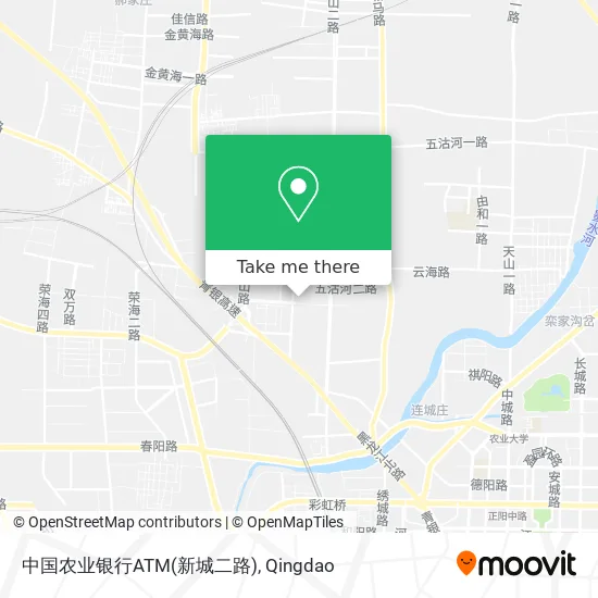 中国农业银行ATM(新城二路) map