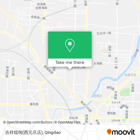 吉祥馄饨(西元庄店) map