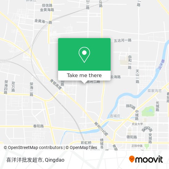 喜洋洋批发超市 map