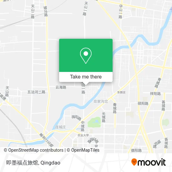 即墨福点旅馆 map