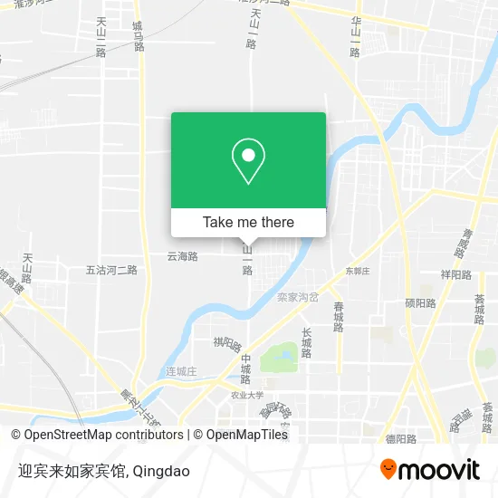 迎宾来如家宾馆 map