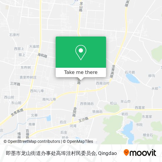 即墨市龙山街道办事处高埠洼村民委员会 map