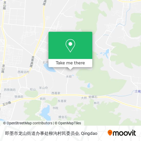 即墨市龙山街道办事处柳沟村民委员会 map